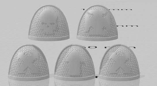 Additional Scalded Shoulder Pads
