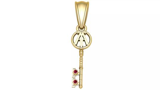 Golden Key Pendant