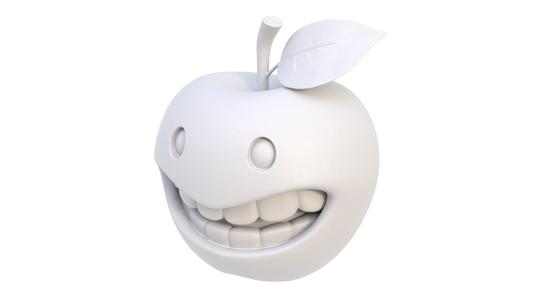 Smiling apple