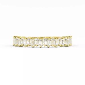 Baguette Wedding Band Ring Womens