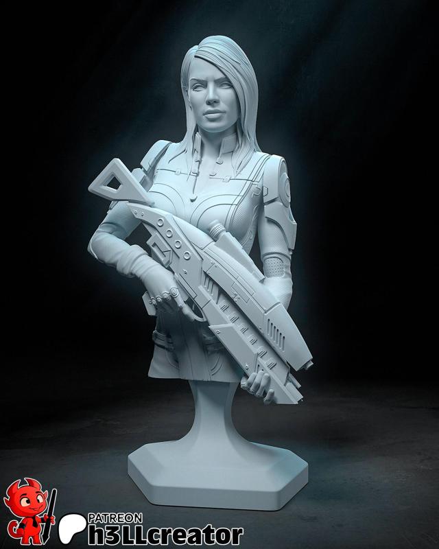 Bust of Ashley Williams