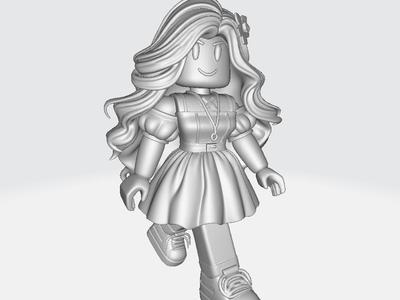 Miniature Game Roblox - Girl Top Model #6