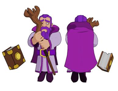 Game Clash of Clans - Cartoon Wizard