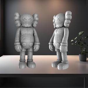Voxel KAWS Companion - Pixel Art (Multiple Detail Levels)