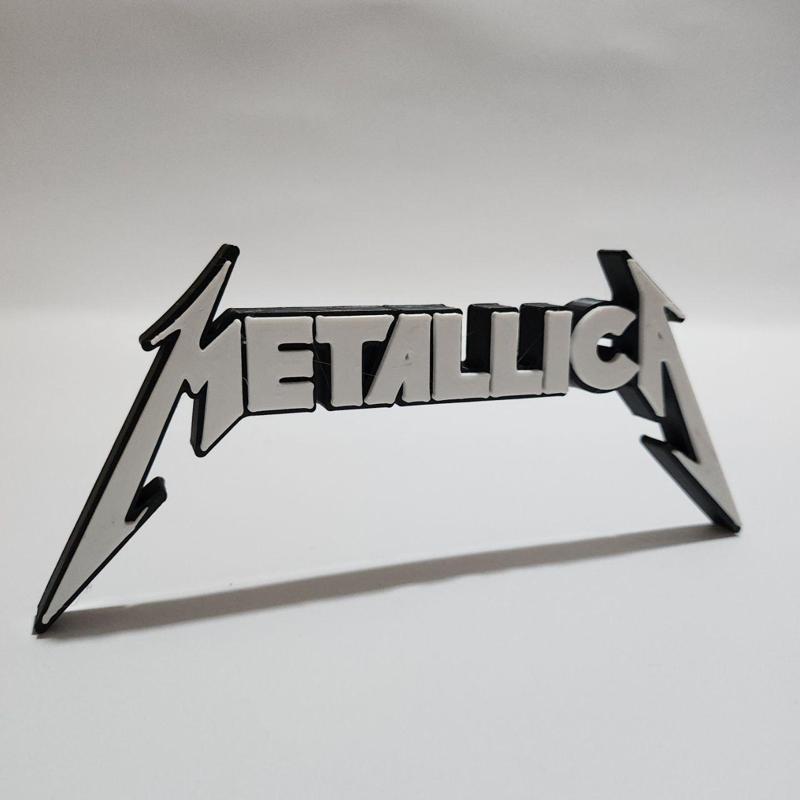 Metallica logo sign