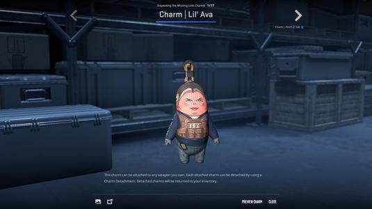 CS:GO/CS2 Missing Link Lil Ava' Keychain