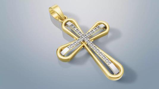 Diamond cross 3D print model C 94