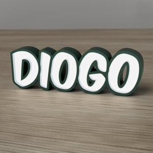 DIOGO - LED LAMP WITH NAME (NAMELED)