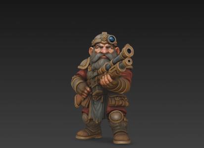 Ironshot Tinkerer - Dwarf Artificer with Rifle