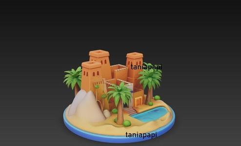 Desert oasis