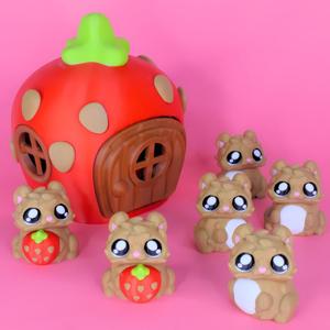 Strawberry House and Hamster Flexi Fidget