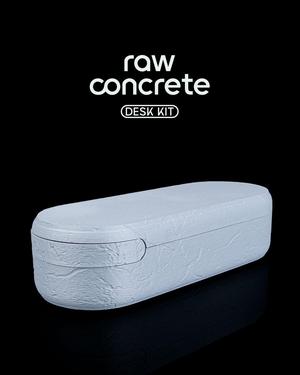 Raw Concrete - Desk Kit