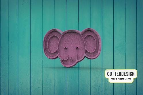 Baby Shower Elephant Elephant Cookie Cutter M1