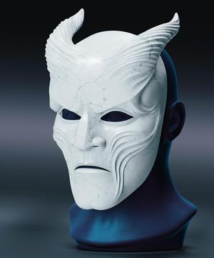 Antique Demon Mask
