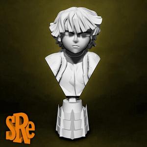 Zenitsu Bust - Demon Slayer