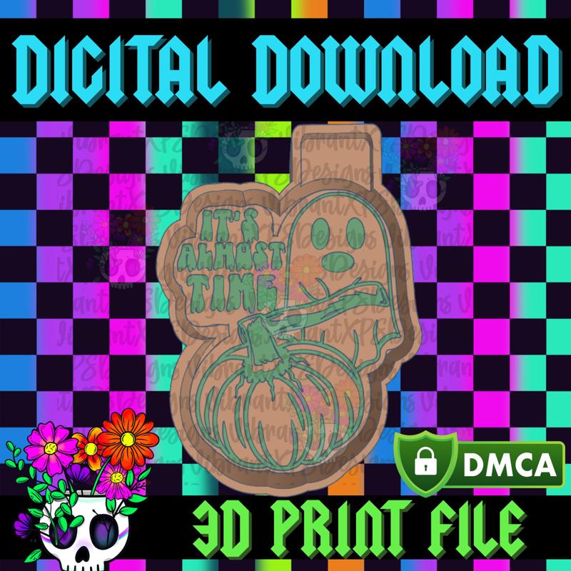 Its Almost Time STL Freshie Housing