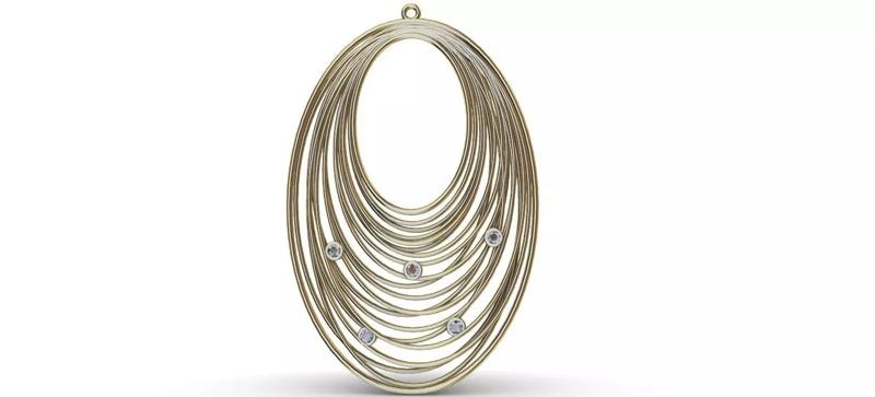 Wire Earring or Pendant