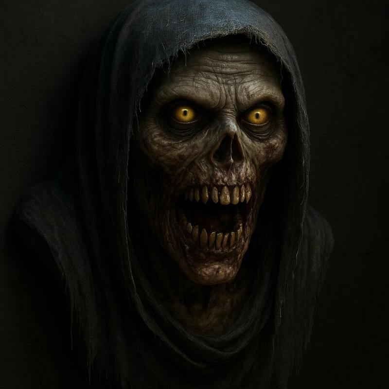 Demonic Wall-Mounted Relief Statue – Horror 3D Art