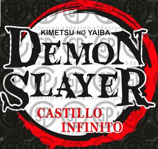 Demon Slayer Infinity Castle Logo NO AMS
