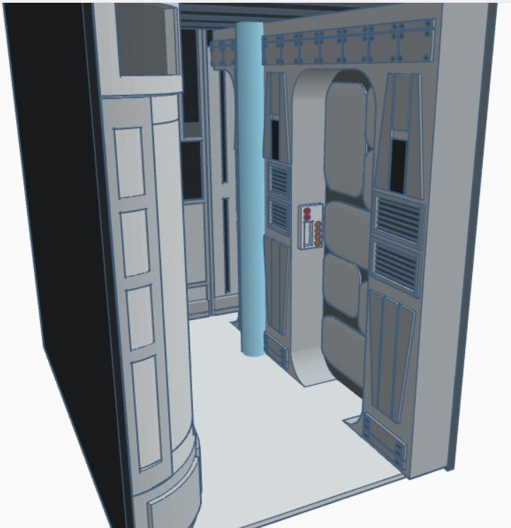 Death Star Hallway Book Nook