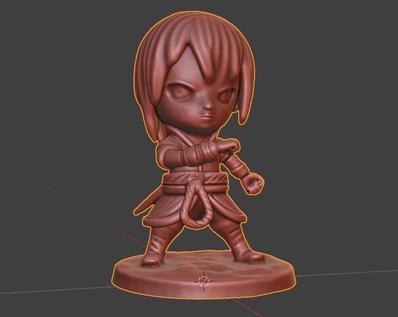 Sasuke Uchiha Naruto 3D Model - High-Quality Anime Figure for 3D Printing