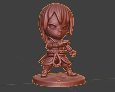 Sasuke Uchiha Naruto 3D Model - High-Quality Anime Figure for 3D Printing