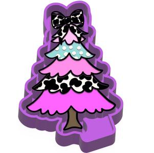 Layered Christmas Tree Freshie STL Mold Housing