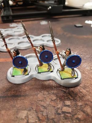 20mm Square to 25mm Round Base Movement Trays