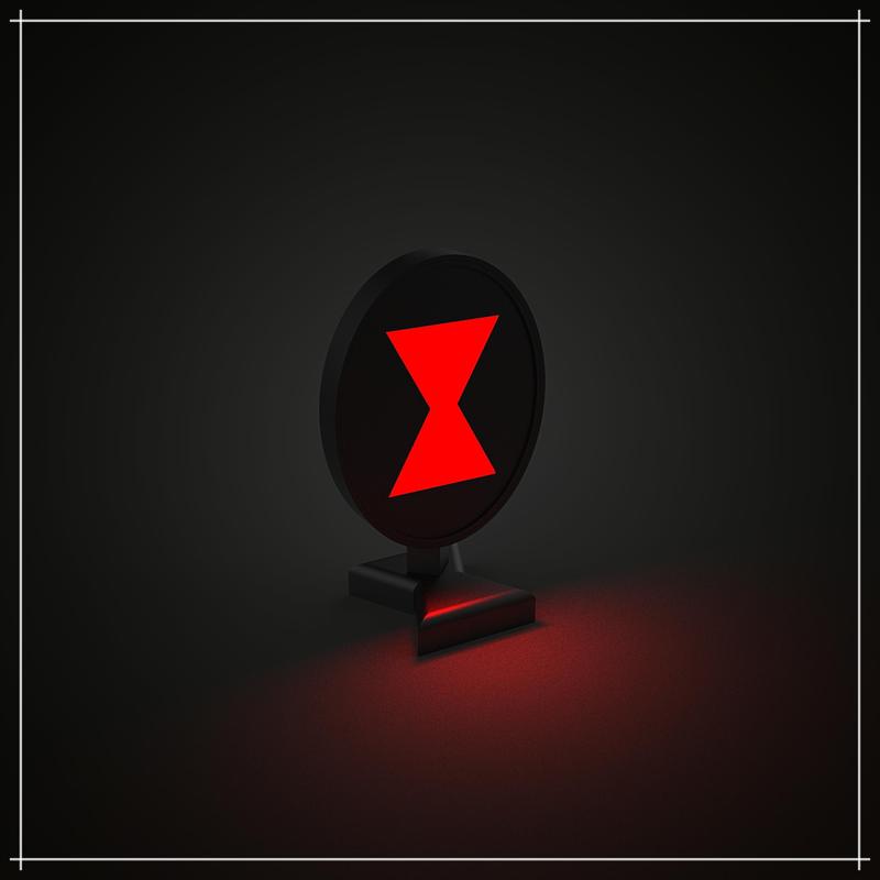 Luminária Viuva Negra (Black Widow Lamp)