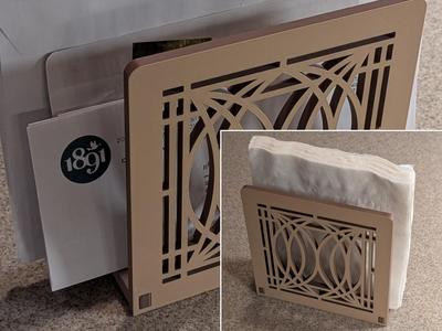 Prairie Style Letter/Napkin Holder