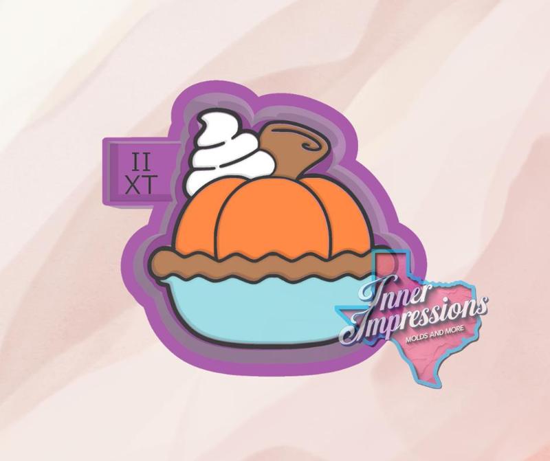 Fall Pumpkin Pie Freshie Mold