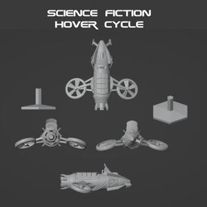 Science Fiction Hover Cycle