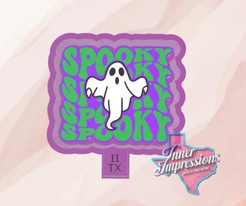Wavy Spooky Ghost Freshie Mold
