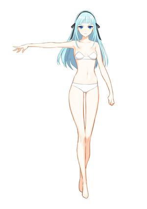 Anime style girl