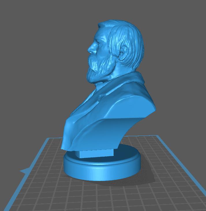 Friedrich Engels 3d Bust