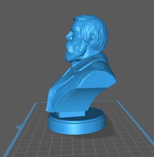 Friedrich Engels 3d Bust