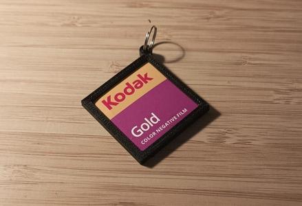 35 mm film recorder key chain