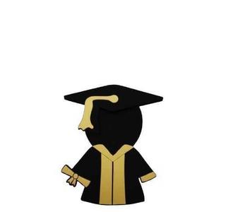 Graduation keychain