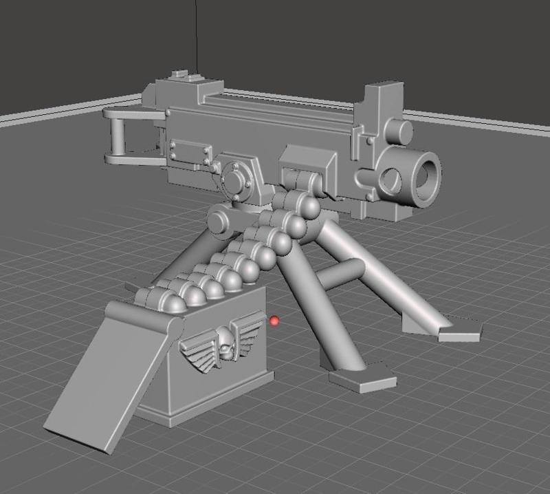 Heavy Bolter (Heavy Weapons Team) remix