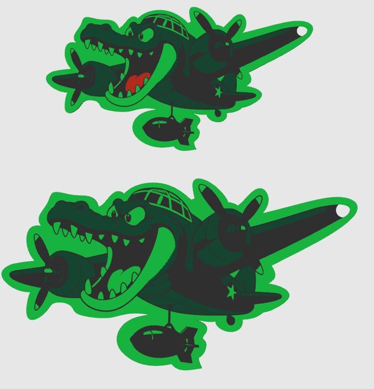 BOMBARDILO KEYCHAIN 2D MULTICOLOR