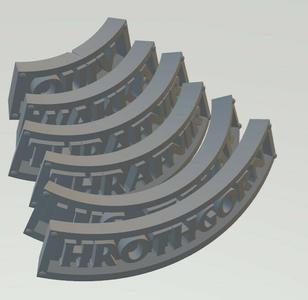 Hrothgorn's Mantrappers NAMETAGS S03 Beastgrave WU