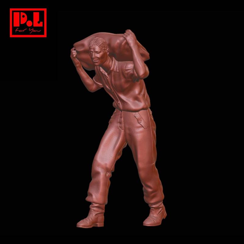 Carrying a wheat bag Figurine