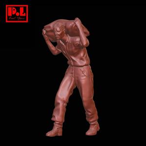 Carrying a wheat bag Figurine