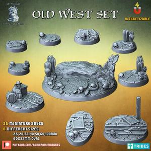Old West Bases & Toppers (pre-supported)