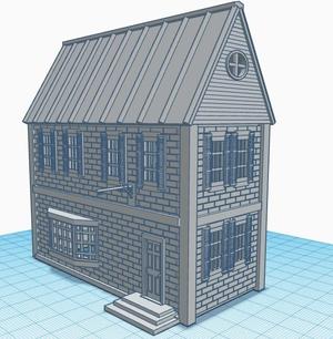 Victorian Brick Shop 25mm - 28mm