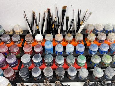 Paint Brush Holder for Tiered Modular Rack