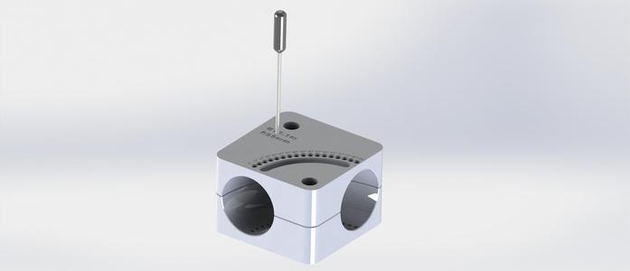 Exhaust pipe 3" 76.2mm 90°, 45° and from 5° to 5° Bend Cut Jig / elbow welding tool