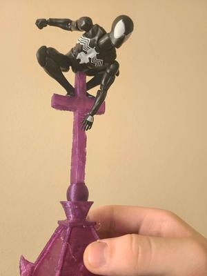 marvel legends and mafex dare devil 1/12 display base