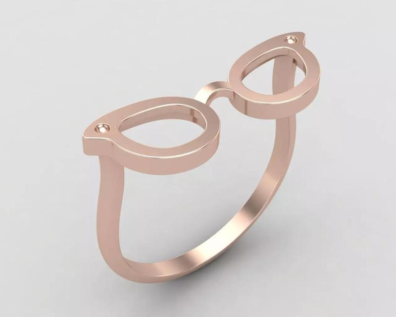 minimal glasses ring 118-MW