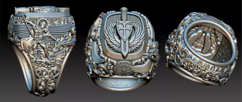 Michael the Archangel Ring - Arcanjo Miguel